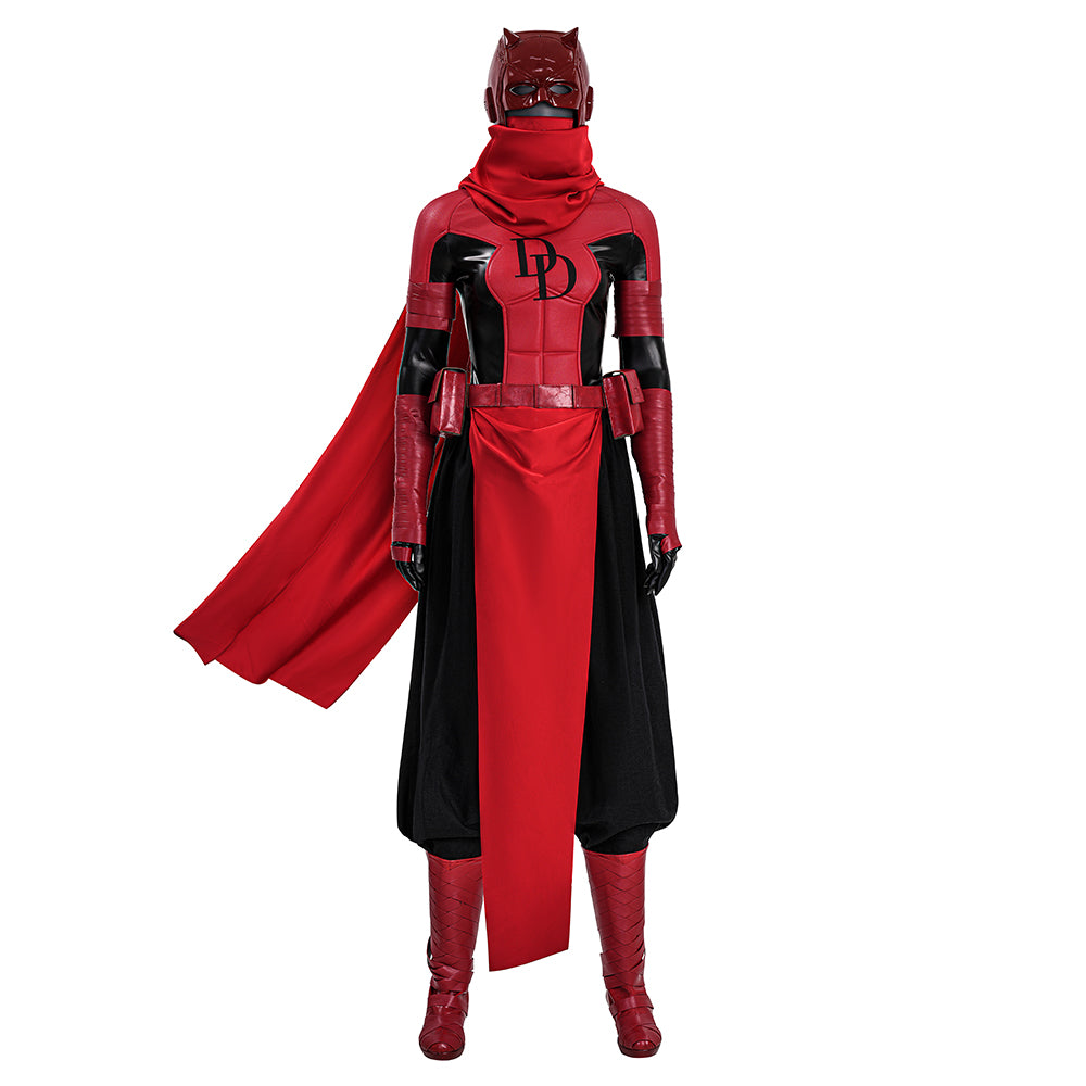 Elektra Daredevil Cosplay Costume Marvel Comics Halloween Outfits Female - Image 2