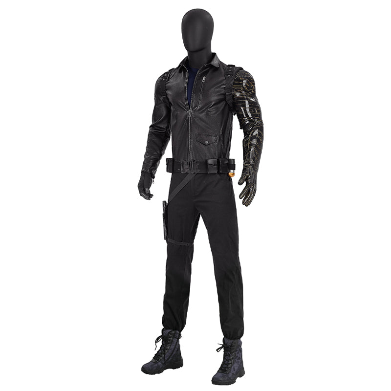 2025 Movie Thunderbolts Winter Soldier Cosplay Costume Halloween Outfit - Image 4