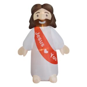 Jesu Inflatable Outdoor Decoration Funny Costume Halloween Birthday Outfit