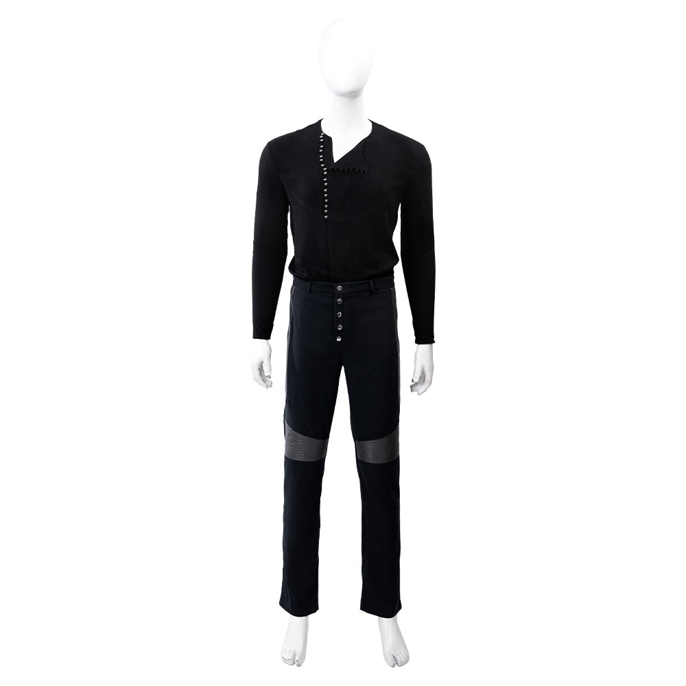 The Witcher Season 5 Geralt of Rivia Cosplay Costume Black Halloween Suit - Image 13