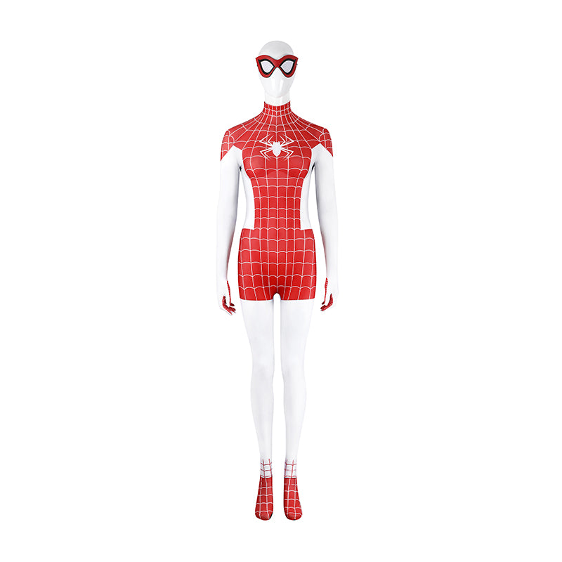 Spider-Man Mary Jane Watson Earth-18119 Crimson She-Devil Cosplay Costume Halloween Suit - Image 2