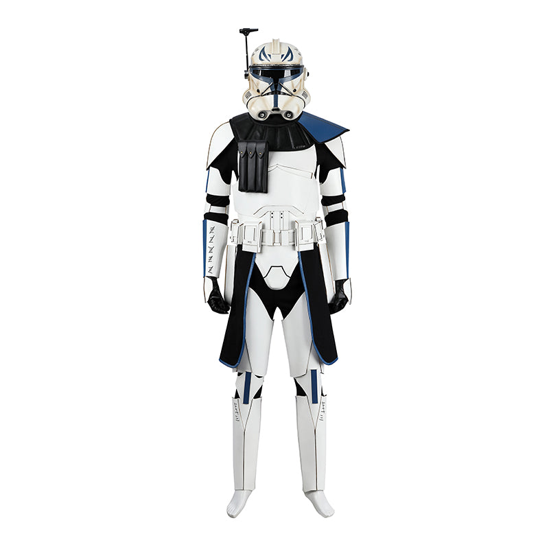 Star Wars : The Clone Wars Captain Rex Cosplay Costume Halloween Outfit - Image 2