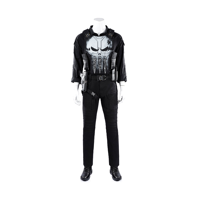 The Punisher Cosplay Costume Spiderman Brand New Day Halloween Outfit - Image 2