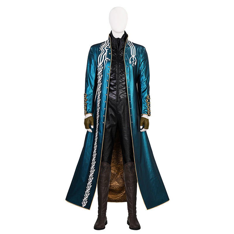 Devil May Cry 3: Dante's Awakening Vergil Cosplay Costume Halloween Outfit Becostume - Image 2