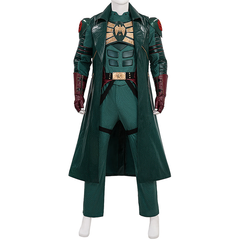 Vought Rising Soldier Boy Cosplay Costume Hardcore Halloween Green Suit - Image 2