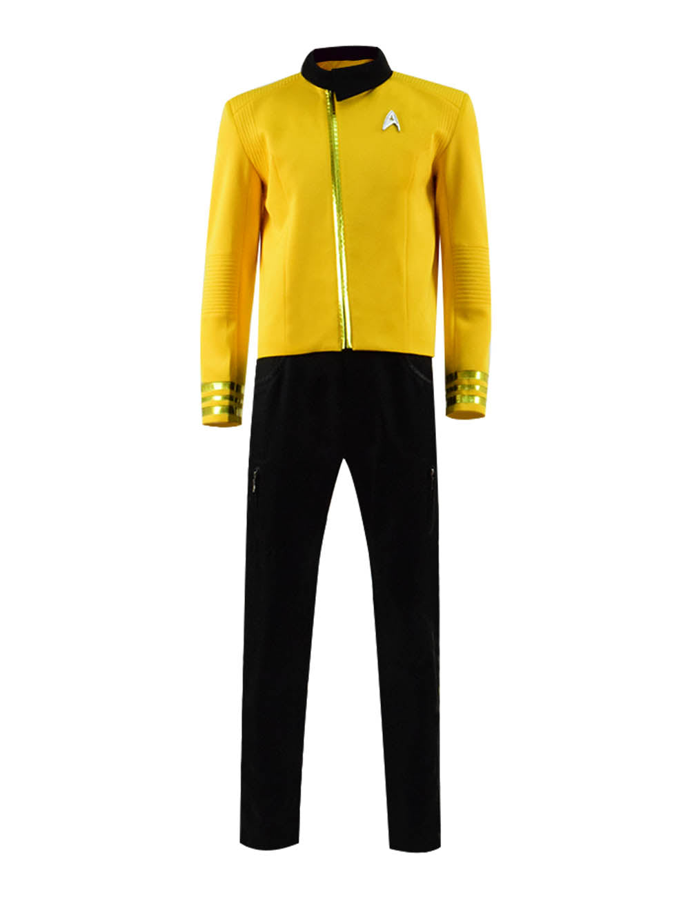 Star Trek: Discovery Christopher Pike Yellow Uniform Cosplay Costume - Image 2