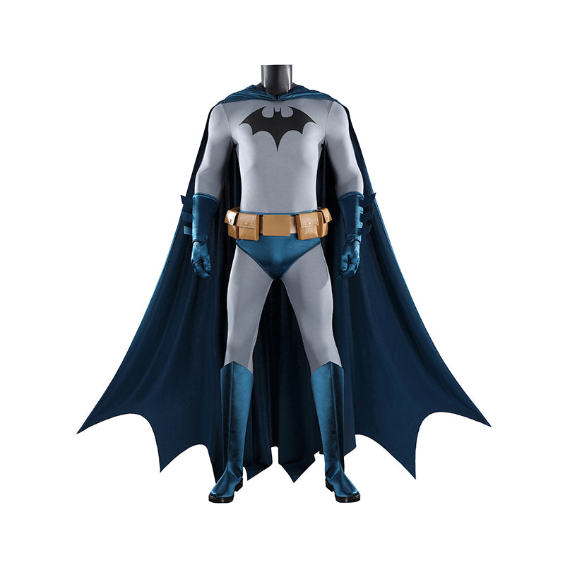 Batman: Hush Cosplay Costume Jumpsuit Halloween Outfit With Cape - Image 2
