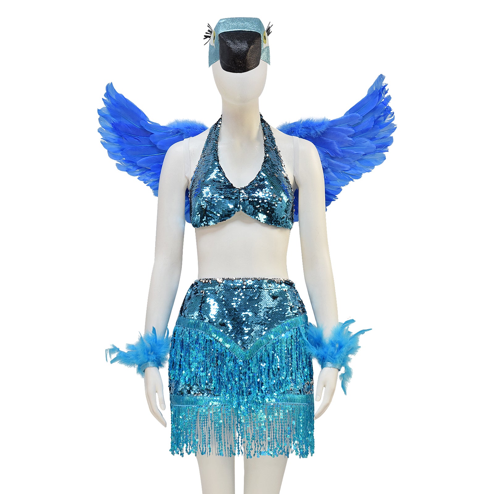 Rio Blue Cosplay Costume Blue Bird Costume Stunning Halloween Outfit - Image 2