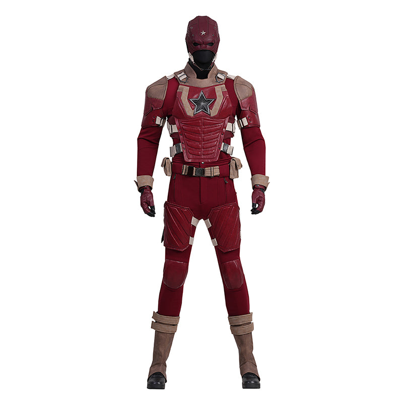 Thunderbolts Red Guardian Cosplay Costume Halloween Outfit Version 2 - Image 2