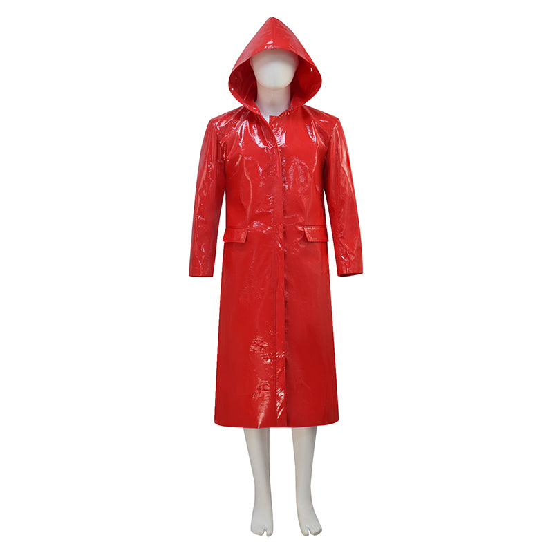 Fear Street: Prom Queen 2025 Simone Perry Red Coat Costume Carnival Halloween Suit - Image 2
