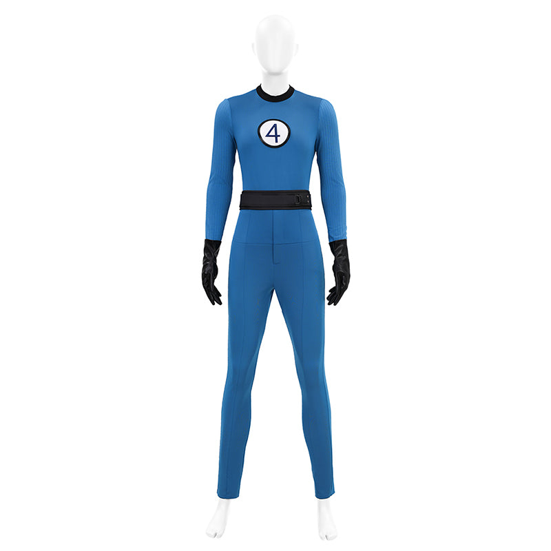 The Fantastic Four Sue Storm Costume Invisible Woman Cosplay Jumpsuit - Image 6