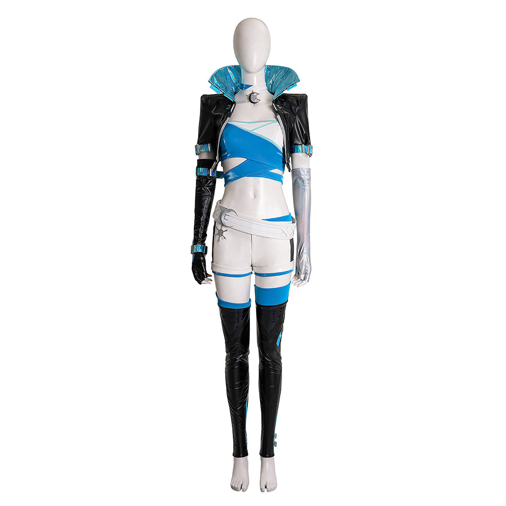 Marvel Rivals Luna Snow Cosplay Costume Halloween Outfit Version 2 - Image 6
