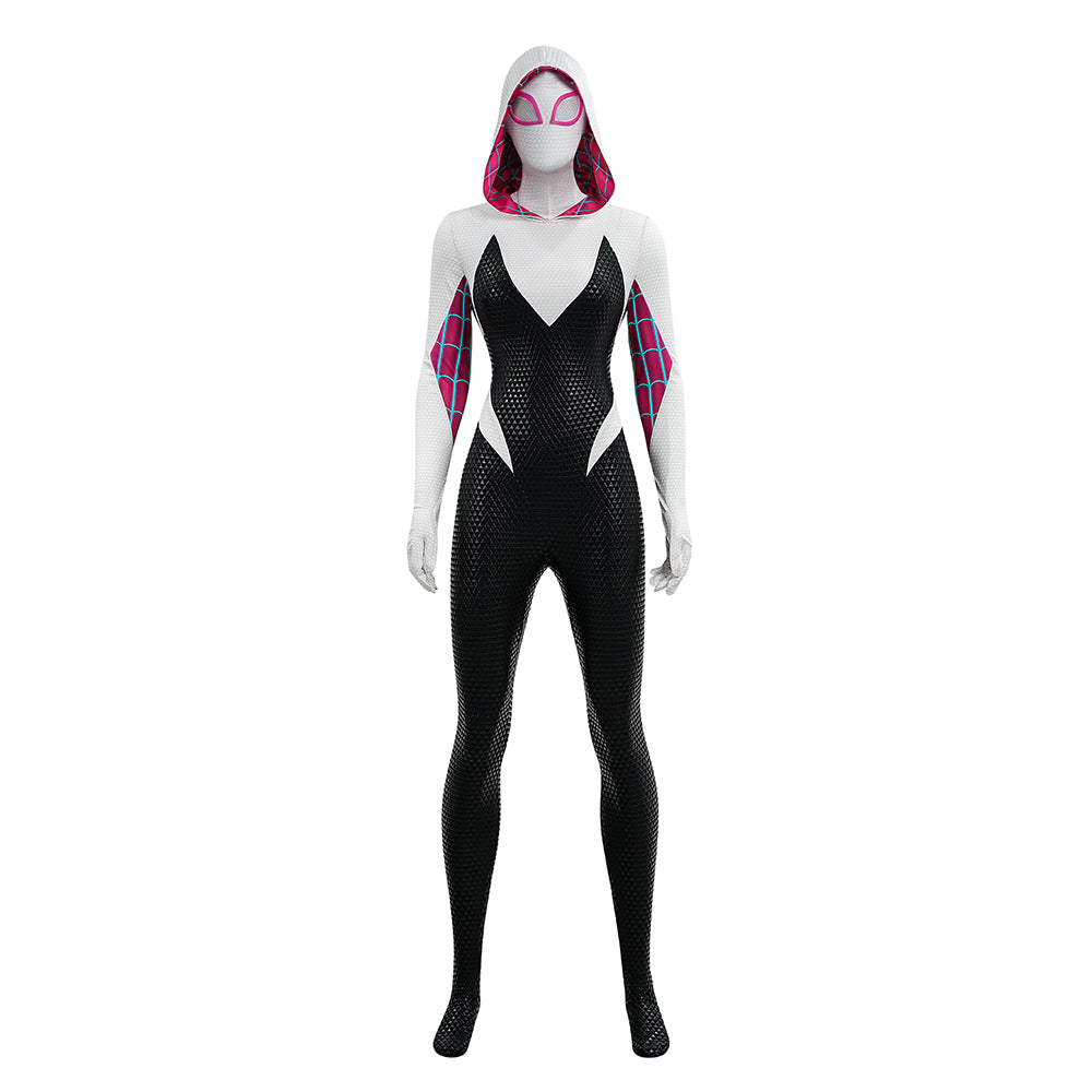 Gwen Stacy Cosplay Across The Spider-Verse Cosplay Costume Halloween Suit - Image 6