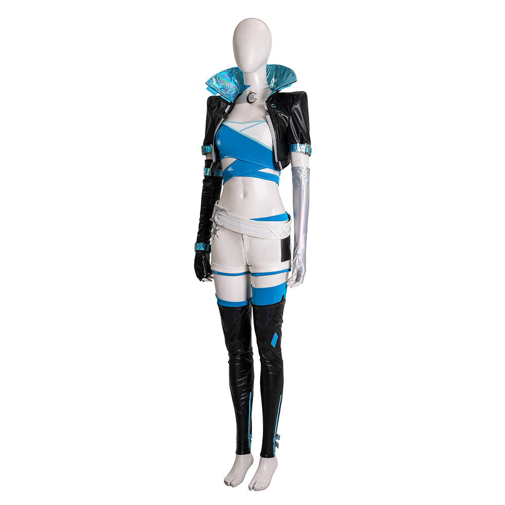 Marvel Rivals Luna Snow Cosplay Costume Halloween Outfit Version 2 - Image 7