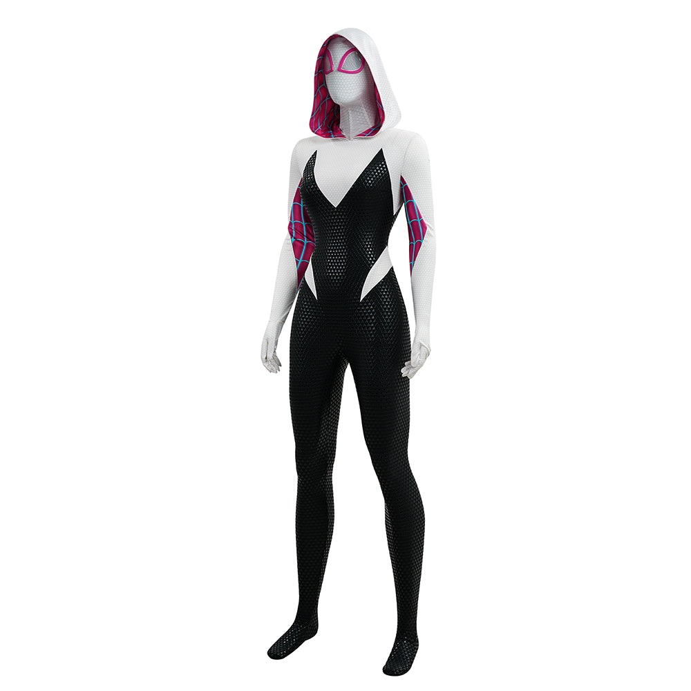 Gwen Stacy Cosplay Across The Spider-Verse Cosplay Costume Halloween Suit - Image 7