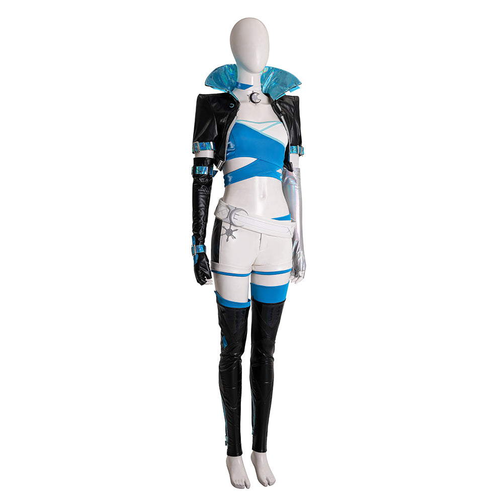 Marvel Rivals Luna Snow Cosplay Costume Halloween Outfit Version 2 - Image 8