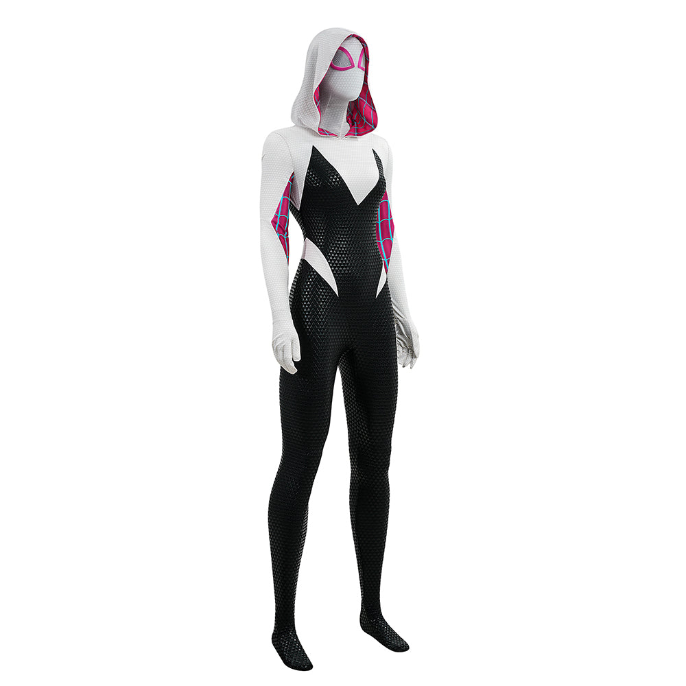 Gwen Stacy Cosplay Across The Spider-Verse Cosplay Costume Halloween Suit - Image 8