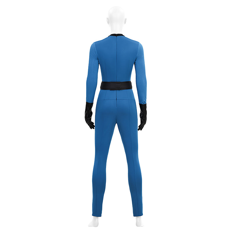 The Fantastic Four Sue Storm Costume Invisible Woman Cosplay Jumpsuit - Image 9
