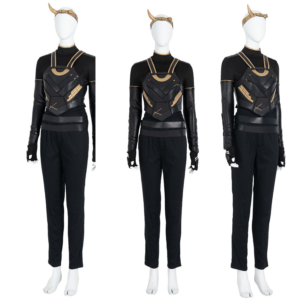 2021 Loki Sylvie Costumes Female Lady Loki Cosplay Halloween Suit - Image 2