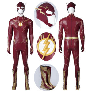 2023 The Flash Barry Allen Cosplay Costume Superhero Flashman Bodysuit