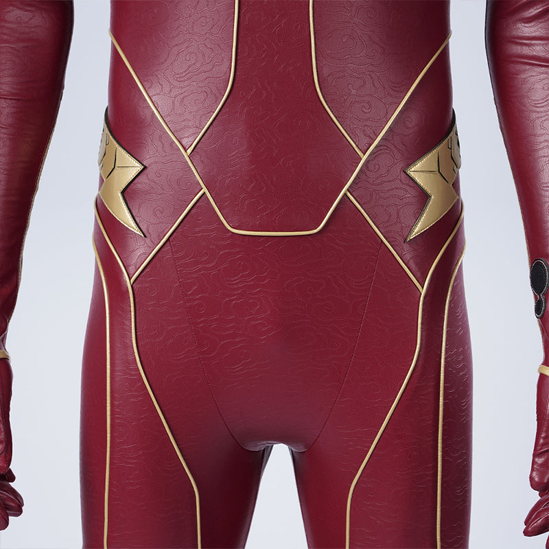 2023 The Flash Barry Allen Cosplay Costume Superhero Flashman Bodysuit - Image 19