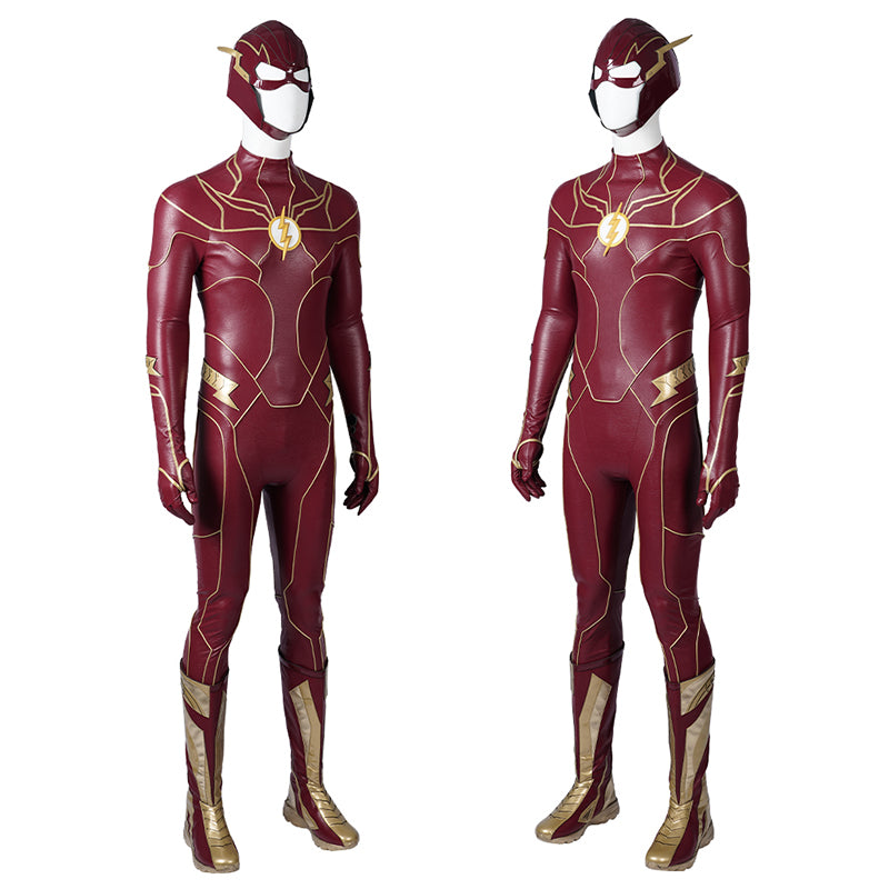 2023 The Flash Barry Allen Cosplay Costume Superhero Flashman Bodysuit - Image 2