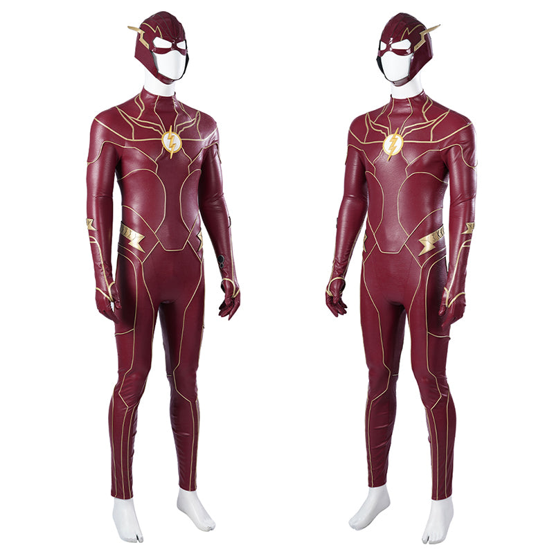 2023 The Flash Barry Allen Cosplay Costume Superhero Flashman Bodysuit - Image 4