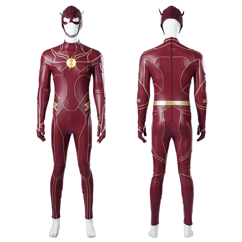 2023 The Flash Barry Allen Cosplay Costume Superhero Flashman Bodysuit - Image 5