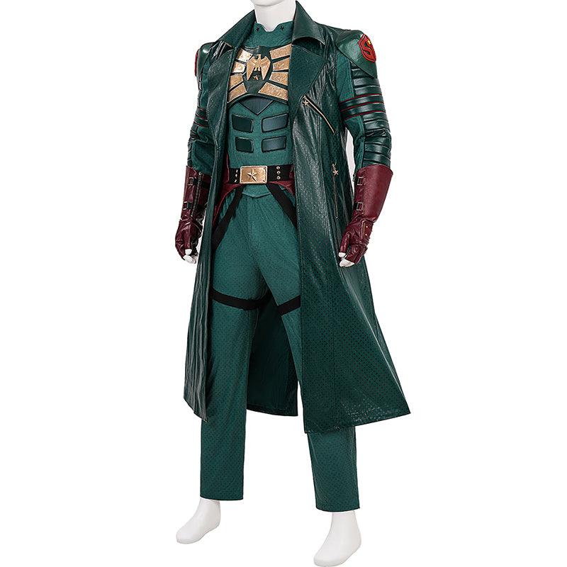 Vought Rising Soldier Boy Cosplay Costume Hardcore Halloween Green Suit - Image 3