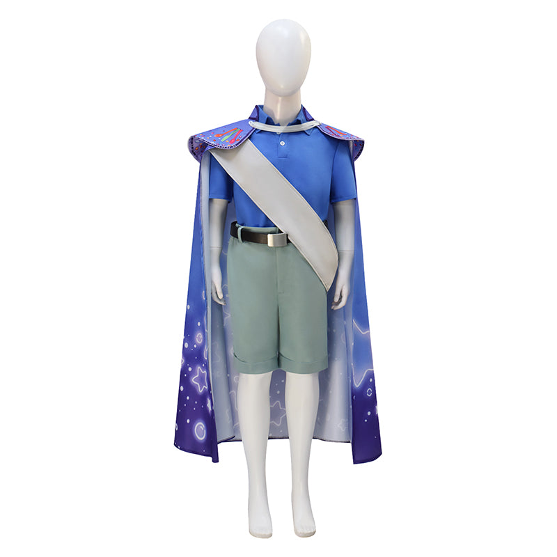 Elio Movie Cosplay Costume Boys Kid's Blue Halloween Parade Carnival - Image 2