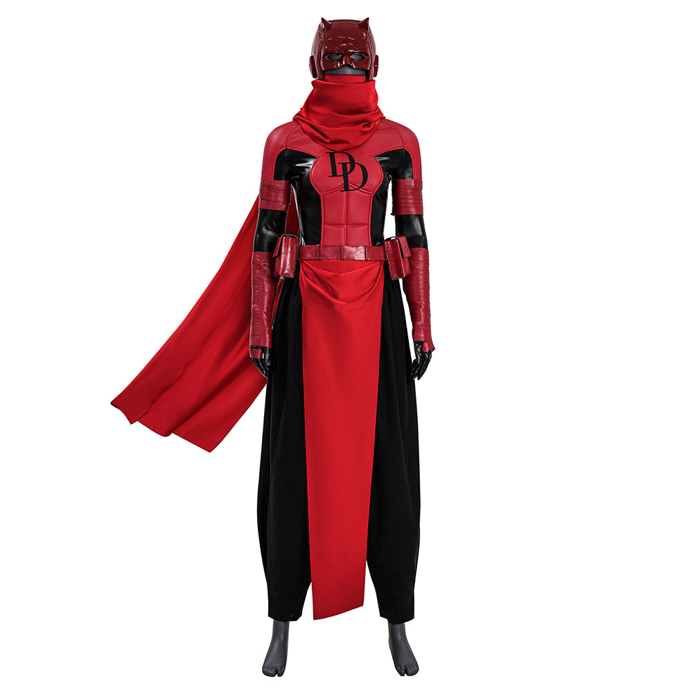 Elektra Daredevil Cosplay Costume Marvel Comics Halloween Outfits Female - Image 9