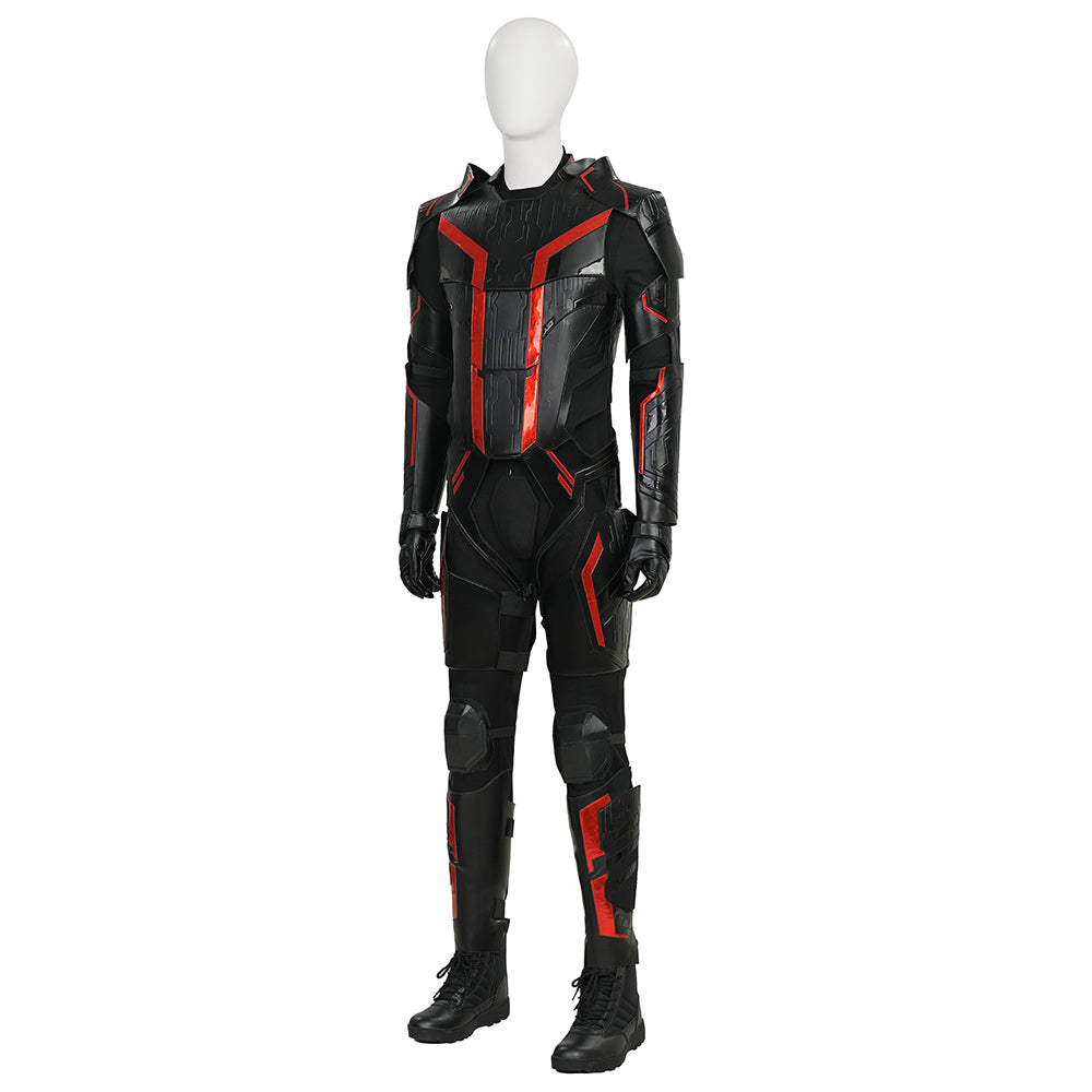 Tron Ares Cosplay Costume Men's Jumpsuit Jared Leto Cosplay Leather Suit - Image 3