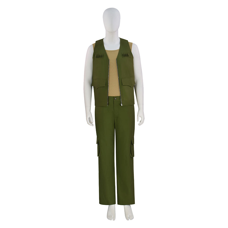28 years later Dr. Ian Kelson Cosplay Costume Distressed Medical Green Outfit - Image 2