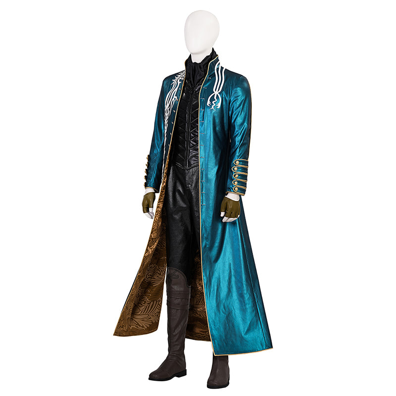 Devil May Cry 3: Dante's Awakening Vergil Cosplay Costume Halloween Outfit Becostume - Image 3