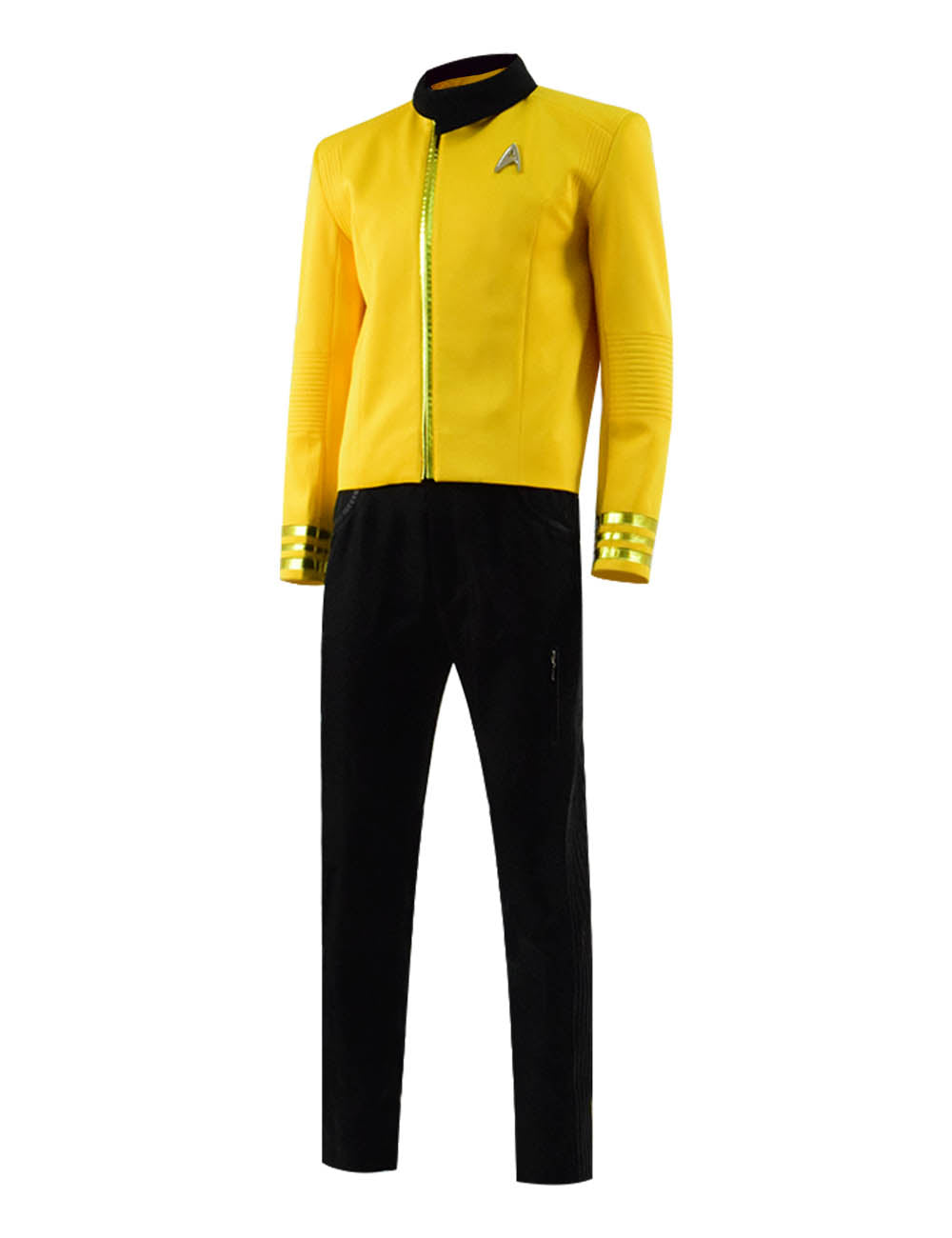 Star Trek: Discovery Christopher Pike Yellow Uniform Cosplay Costume - Image 3