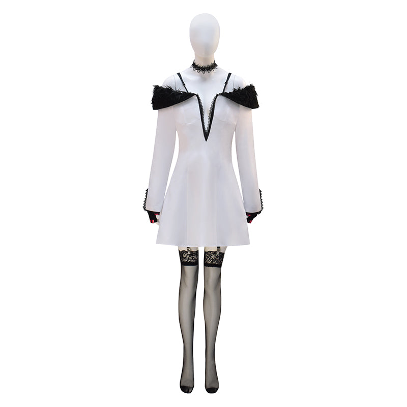 Lili Tekken 8 Cosplay Costume White Halloween Suit - Image 2