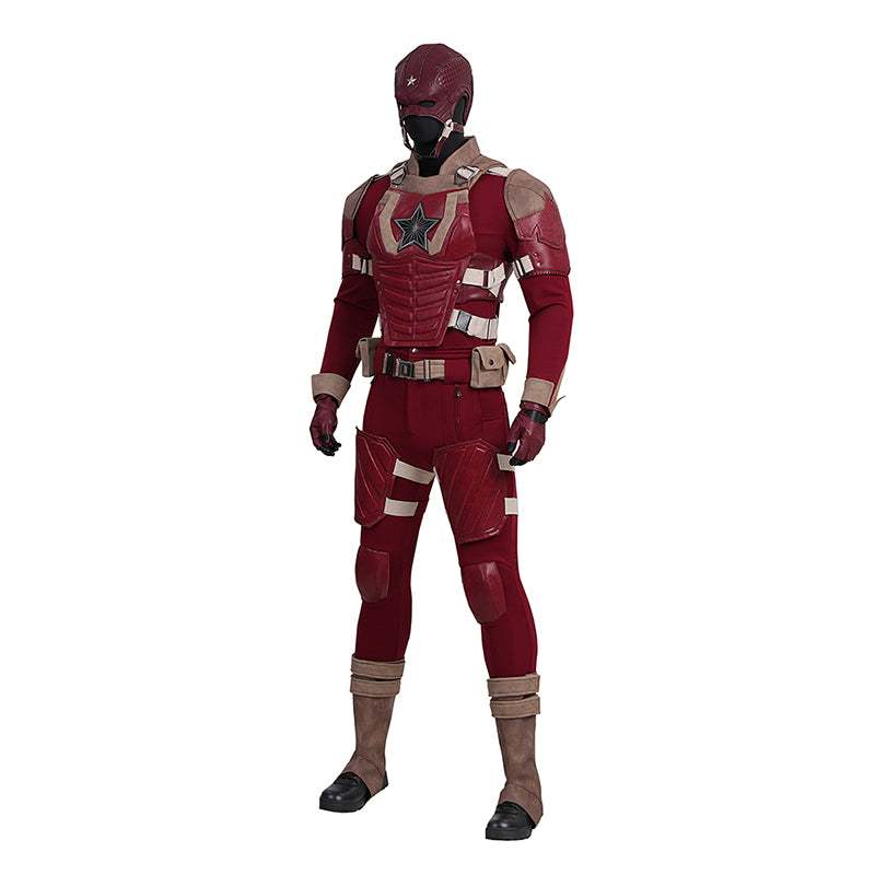 Thunderbolts Red Guardian Cosplay Costume Halloween Outfit Version 2 - Image 3