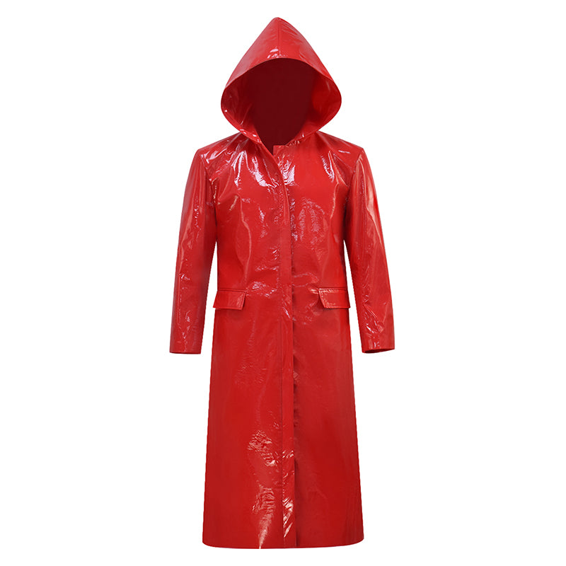 Fear Street: Prom Queen 2025 Simone Perry Red Coat Costume Carnival Halloween Suit - Image 3