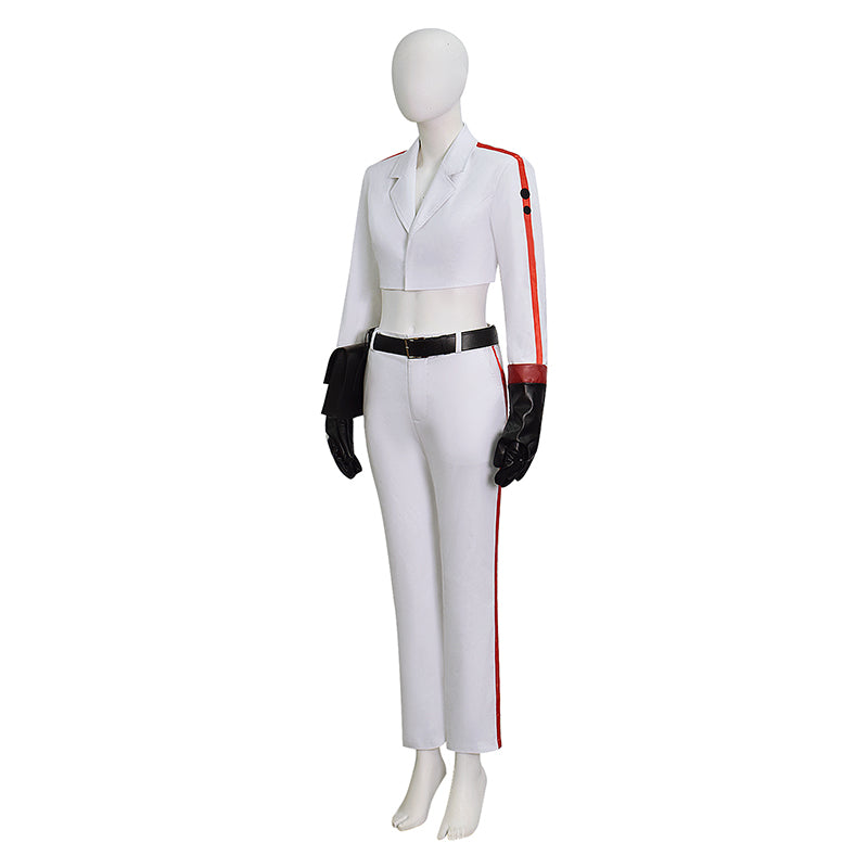 Fallout Nuka Cola Girl Cosplay Costume Fallout White Outfits Halloween Carnival Suit - Image 3