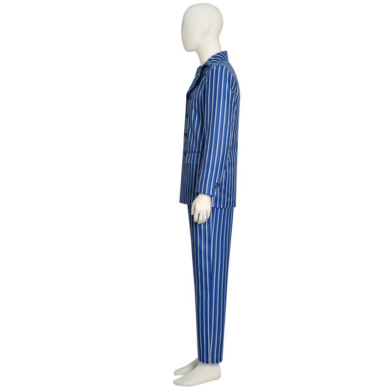 Fifth Doctor Blue Uniform Suit 15th Doctor New Look 60s Cosplay Costume - Image 5