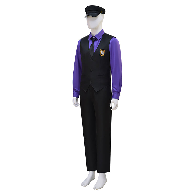FNAF Five Nights at Freddy's William Afton Cosplay Costume Halloween Outfit - Image 3