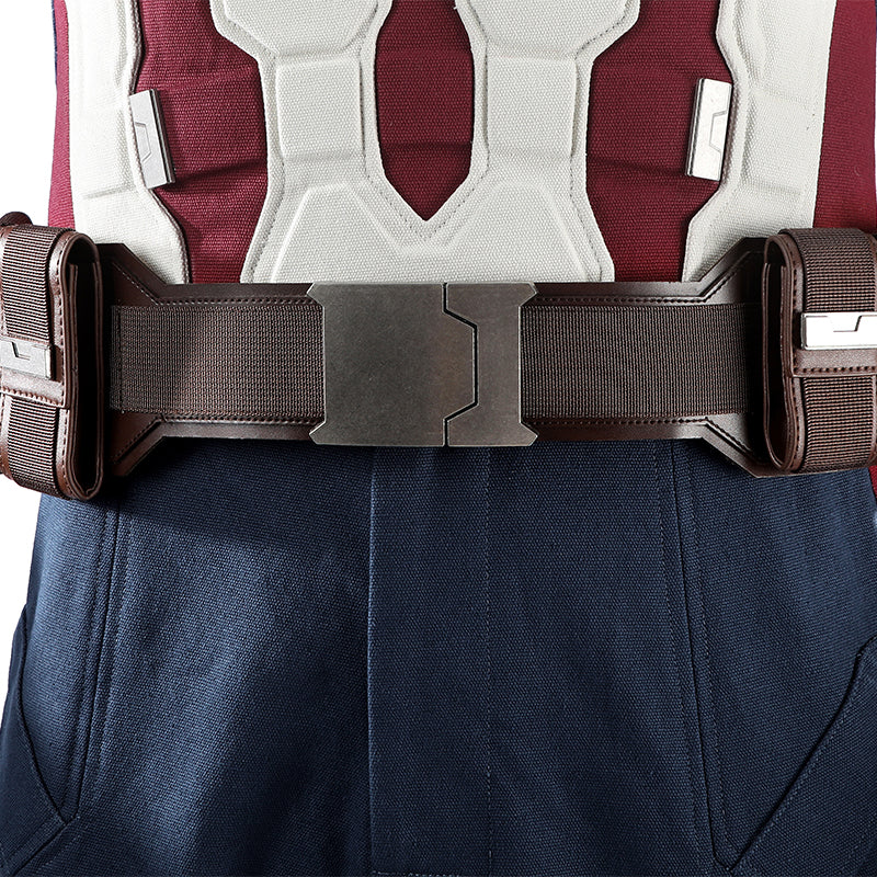 Captain America Cosplay Costume Avengers Endgame Halloween Outfit - Image 49