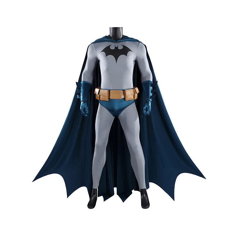 Batman: Hush Cosplay Costume Jumpsuit Halloween Outfit With Cape - Image 3
