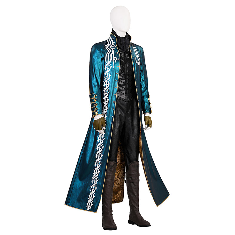 Devil May Cry 3: Dante's Awakening Vergil Cosplay Costume Halloween Outfit Becostume - Image 4