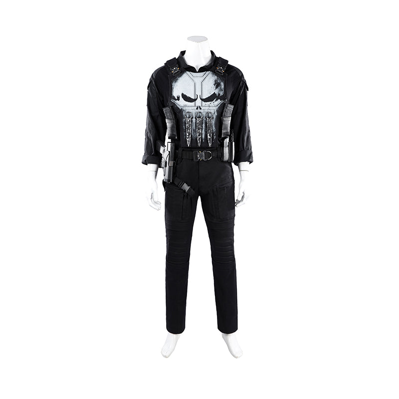 The Punisher Cosplay Costume Spiderman Brand New Day Halloween Outfit - Image 4