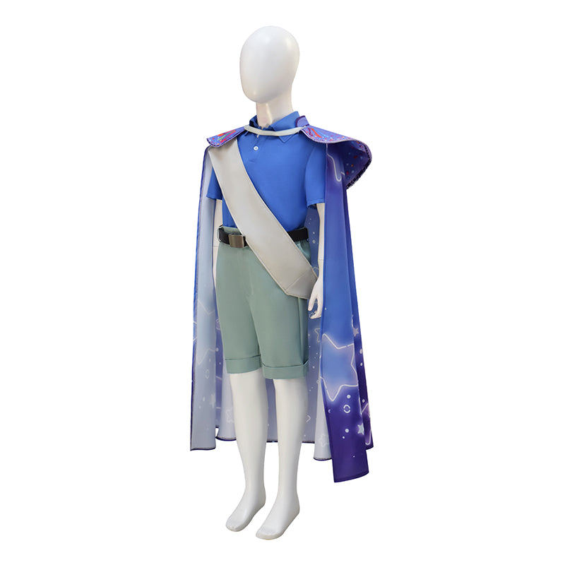 Elio Movie Cosplay Costume Boys Kid's Blue Halloween Parade Carnival - Image 3