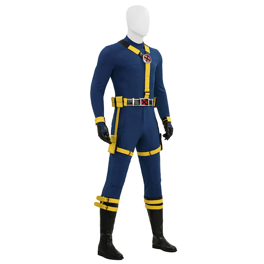 Avengers Doomsday Cyclops Scott Summers Cosplay Costume Halloween Suit - Image 4