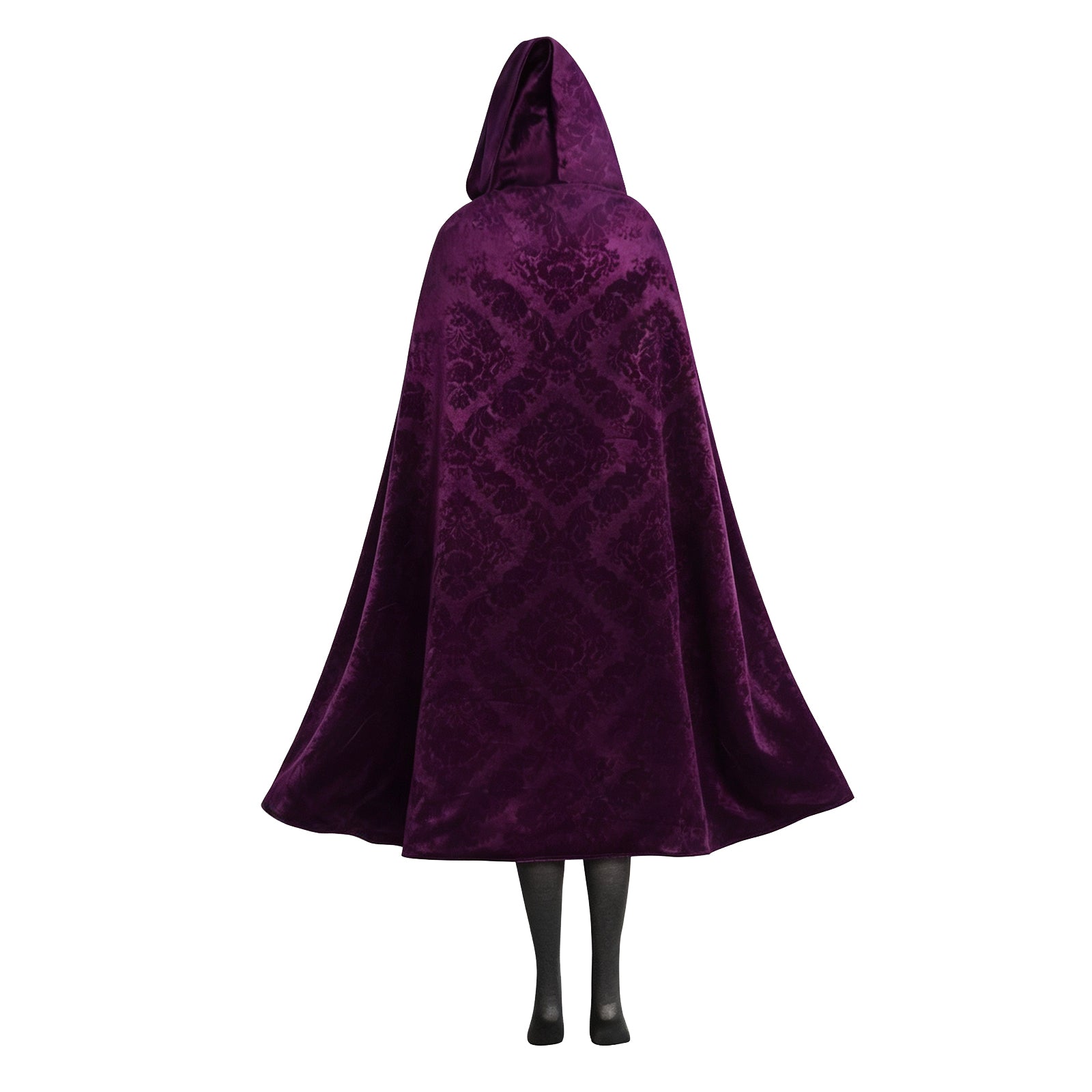 Hexed Billie Cosplay Costume Velvet Hooded Cloak Witch Series Clothing - Image 4
