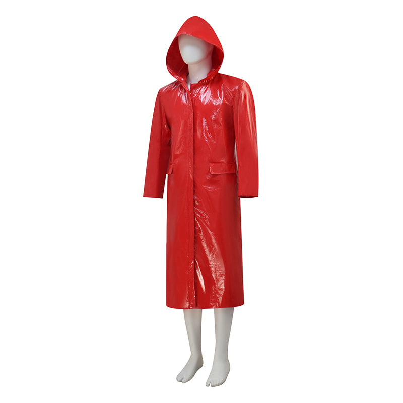 Fear Street: Prom Queen 2025 Simone Perry Red Coat Costume Carnival Halloween Suit - Image 4