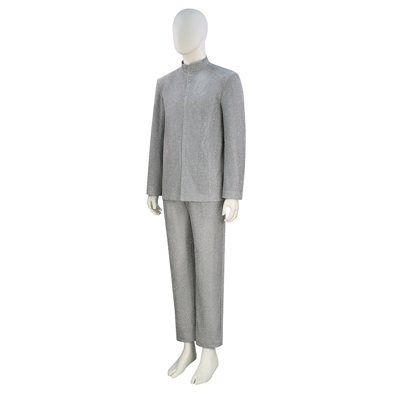 Austin Powers: International Man of Mystery Dr. Evil Cosplay Costume Silver Outfit - Image 4